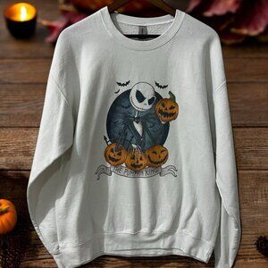 Vintage Jack Skellington "The Pumpkin King" Gildan Sweatshirt‎ Size Large